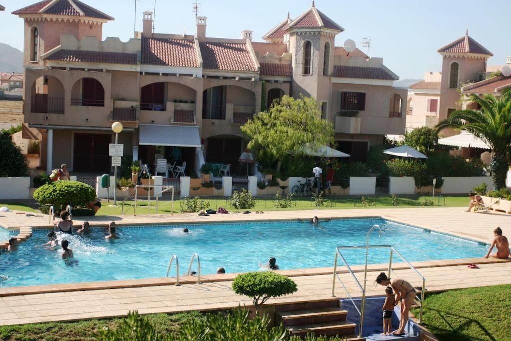 Villa Precioso Duplex Con Piscina, En 1ª Linea De Playa El Puerto de Mazarrón Exterior foto