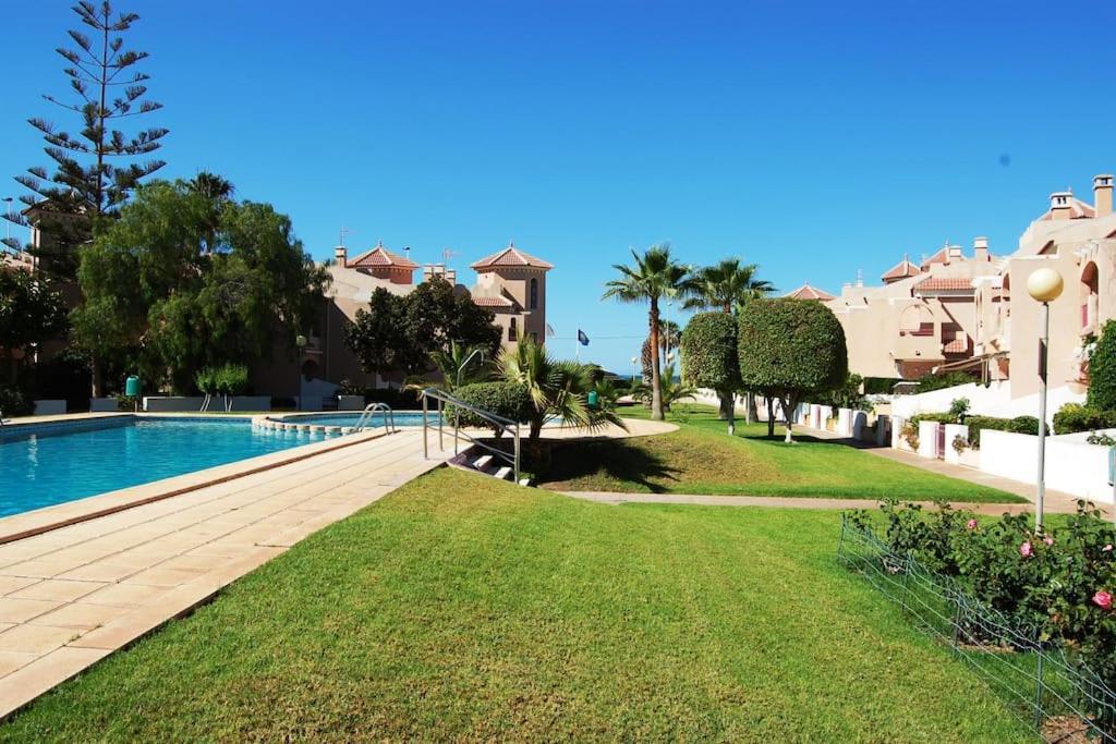 Villa Precioso Duplex Con Piscina, En 1ª Linea De Playa El Puerto de Mazarrón Exterior foto