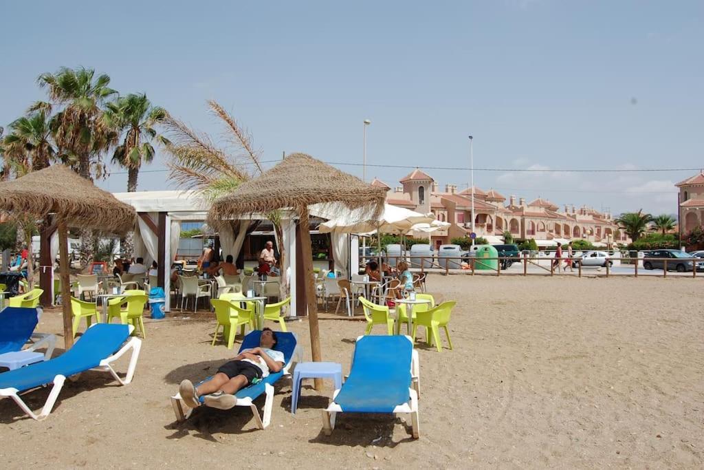 Villa Precioso Duplex Con Piscina, En 1ª Linea De Playa El Puerto de Mazarrón Exterior foto